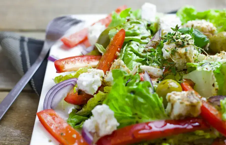 03トレーニング向けのサラダ